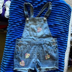 Justice overall shorts